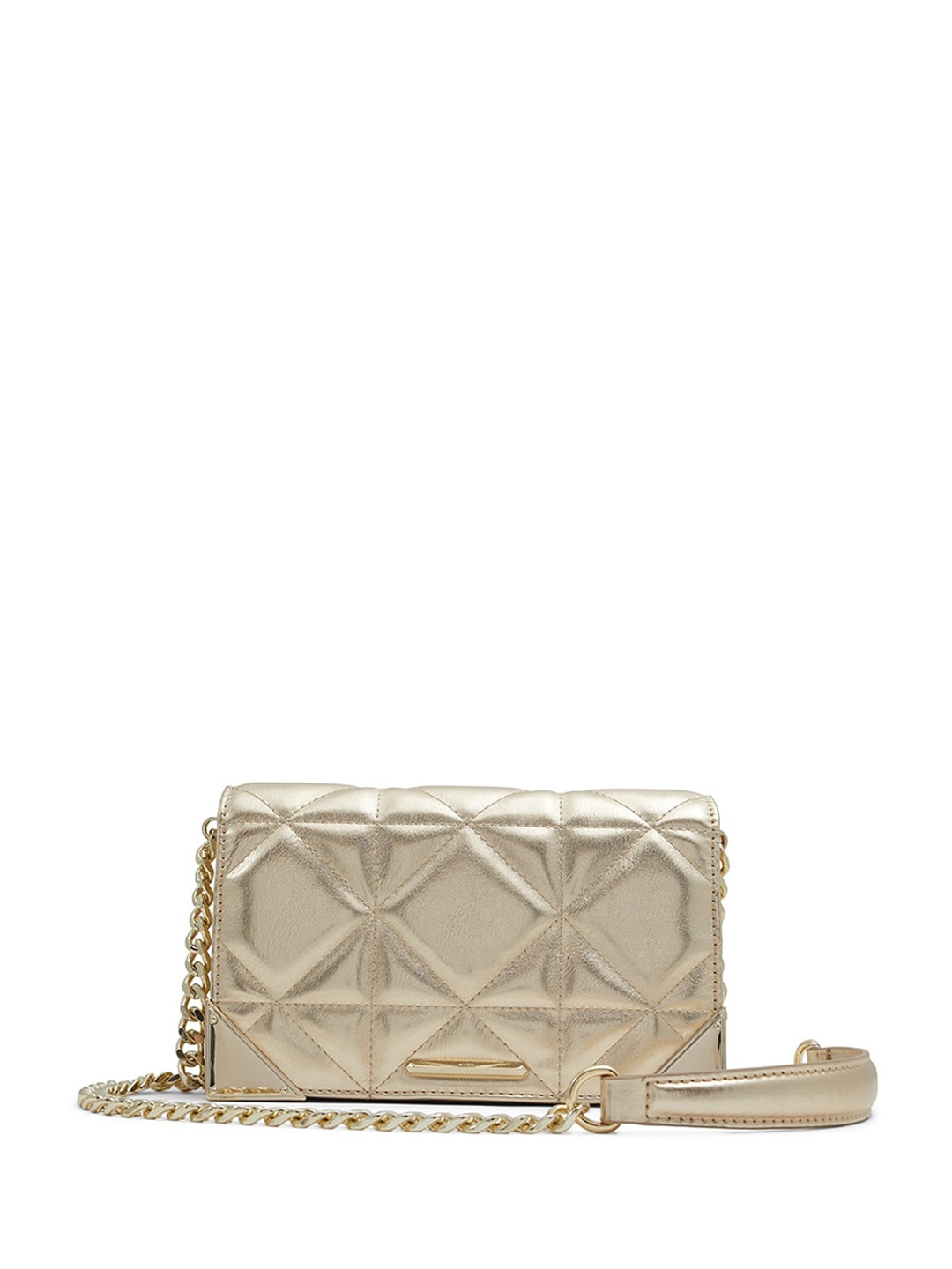 

ALDO Textured Miniature Sling Bag, Gold