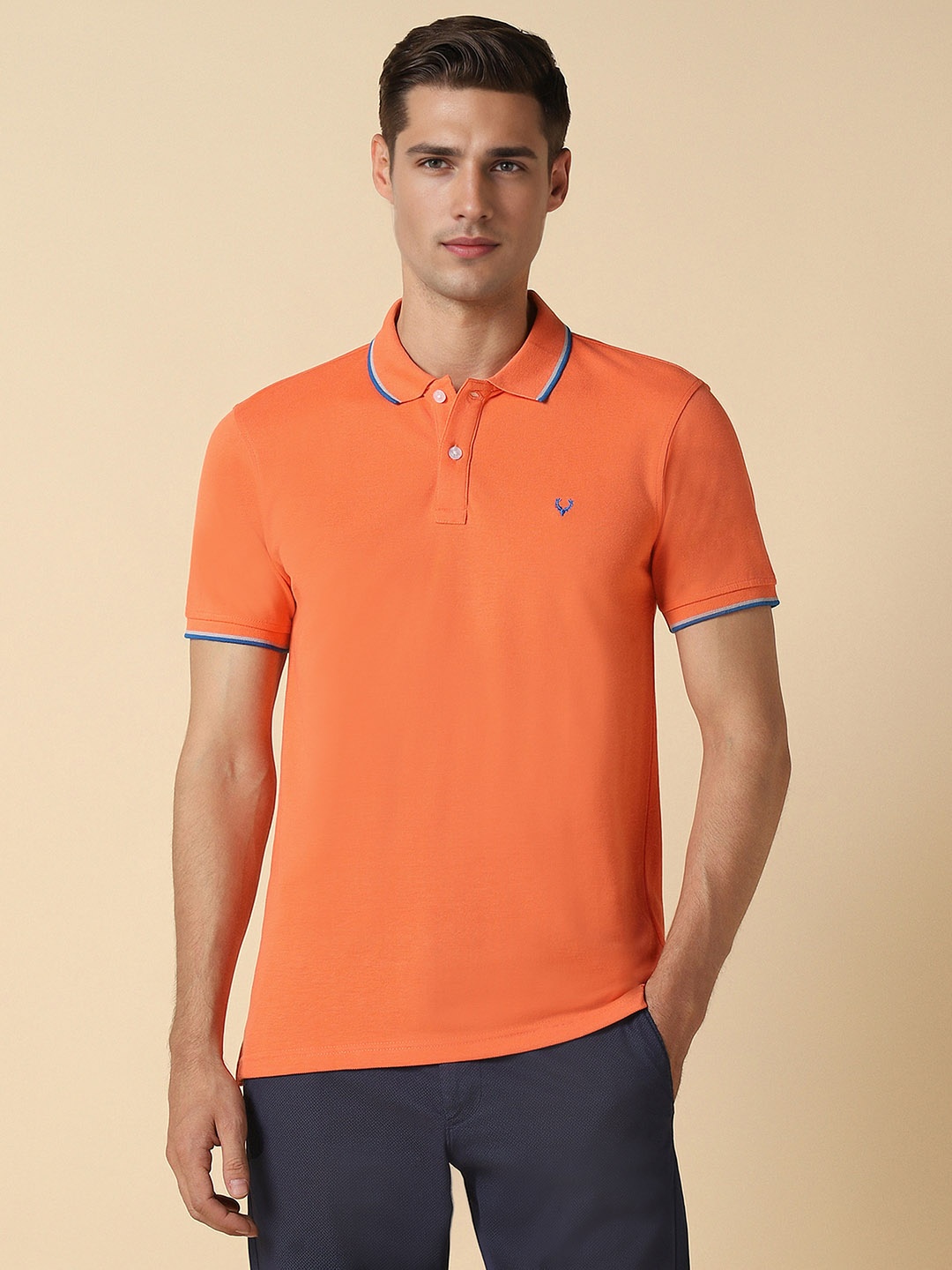 

Allen Solly Polo Collar Casual T-shirt, Orange