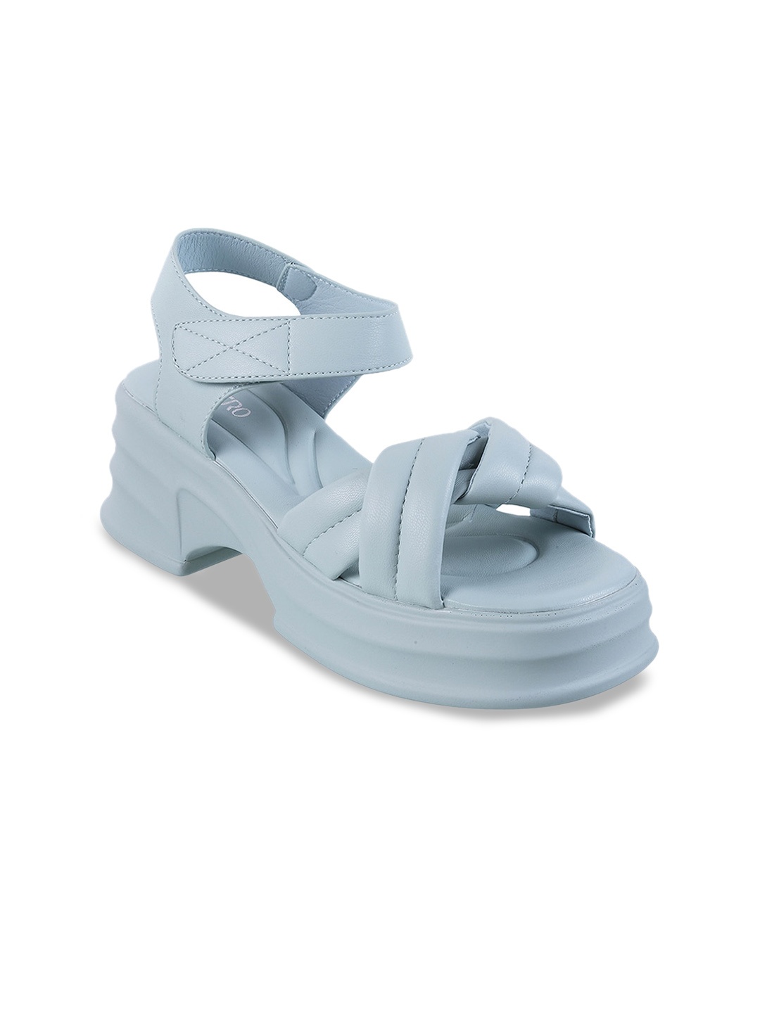 

Metro Textured Platform Heels, Green