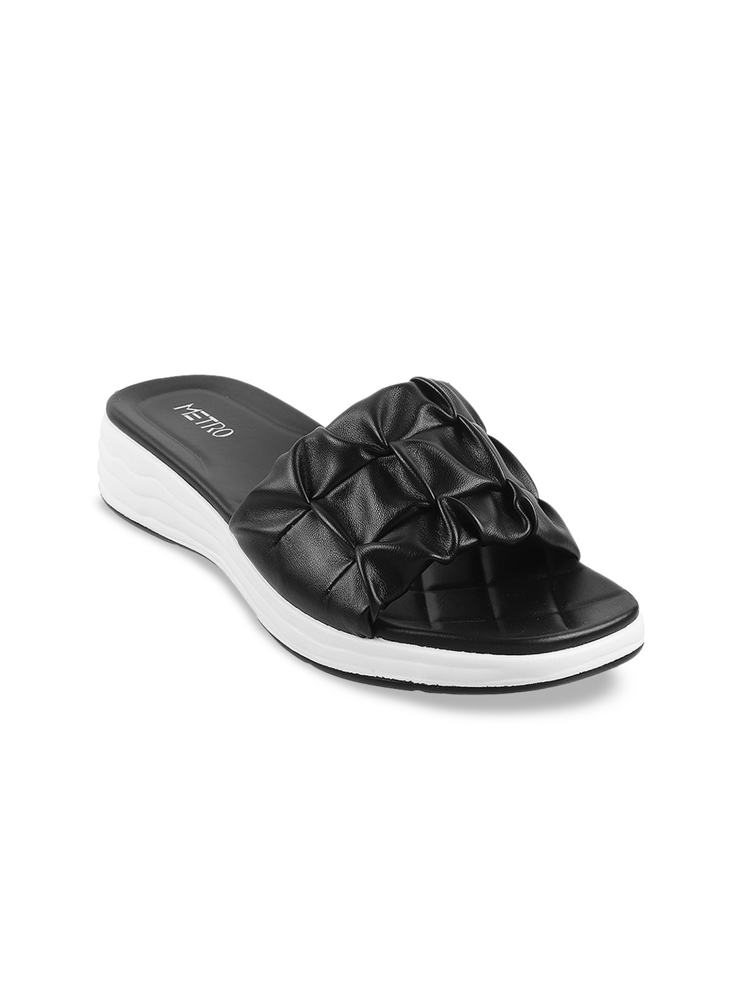 

Metro Textured Comfort Heels, Black