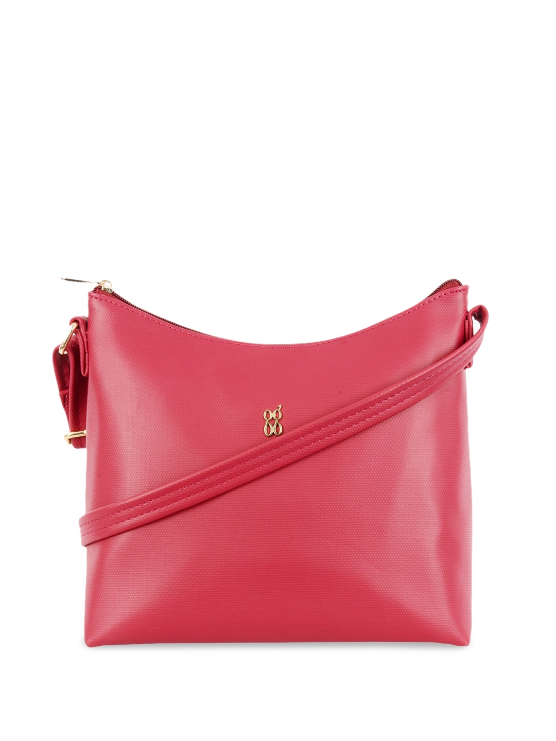 Baggit Lxe Kalf 3T5 Arabia Structured Sling Bag, Pink