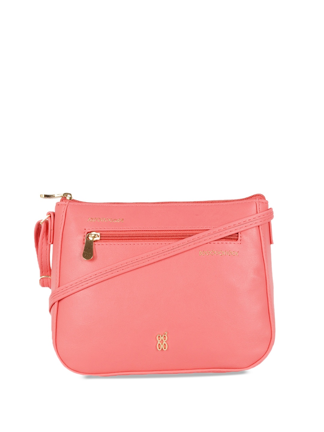 

Baggit Structured Sling Bag, Pink
