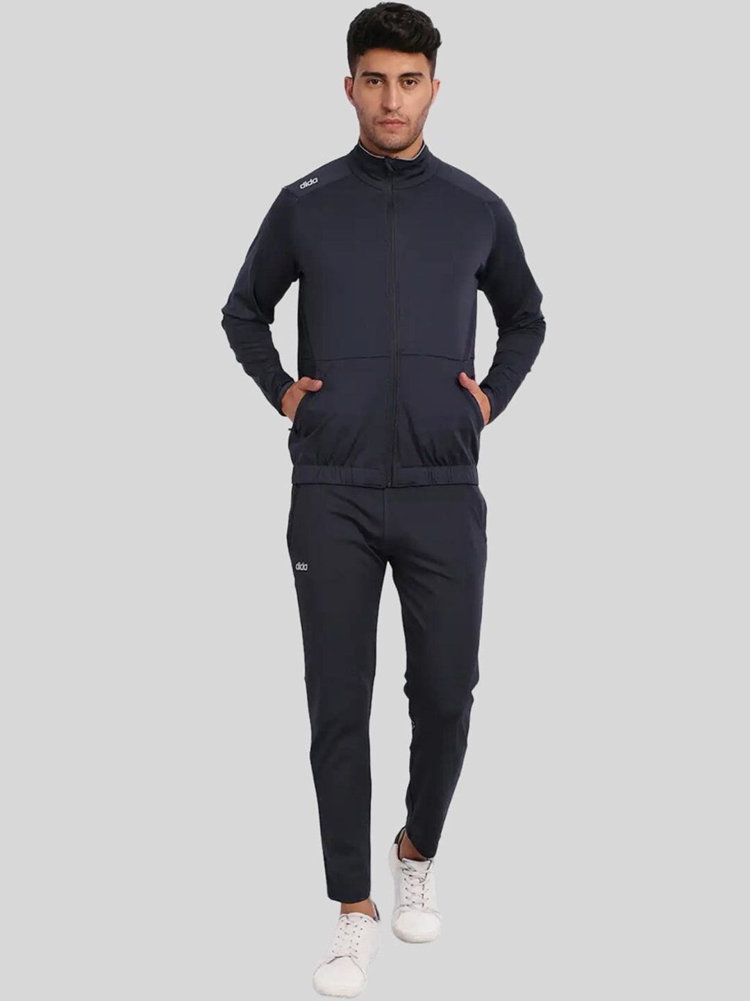 

DIDA Lightweight Stretchable Comfort Fit Active Sports Running Tracksuit, Navy blue