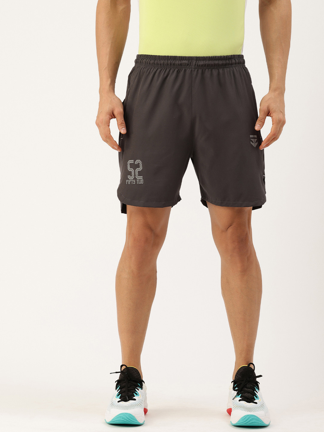 

Sports52 wear Men Dri-FIT Training or Gym Sports Shorts, Grey