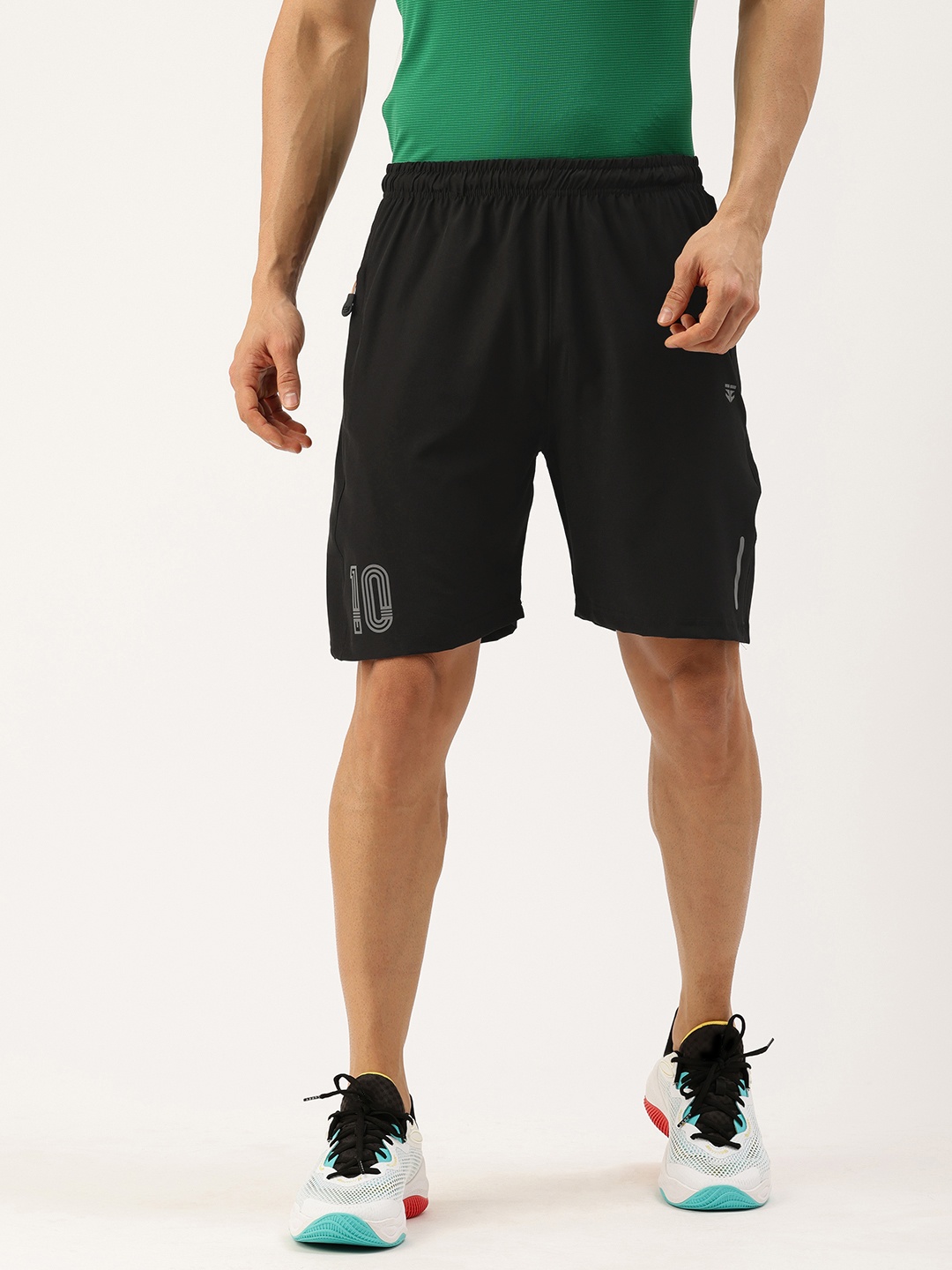 Sports52 wear Men Dri-FIT Training or Gym Sports Shorts, Black