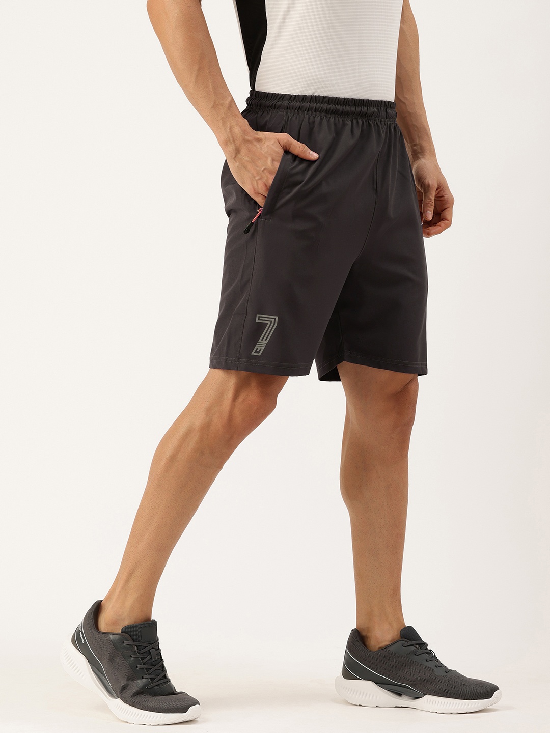 

Sports52 wear Men Comfort Fit Dri-Fit Training Sports Shorts, Grey