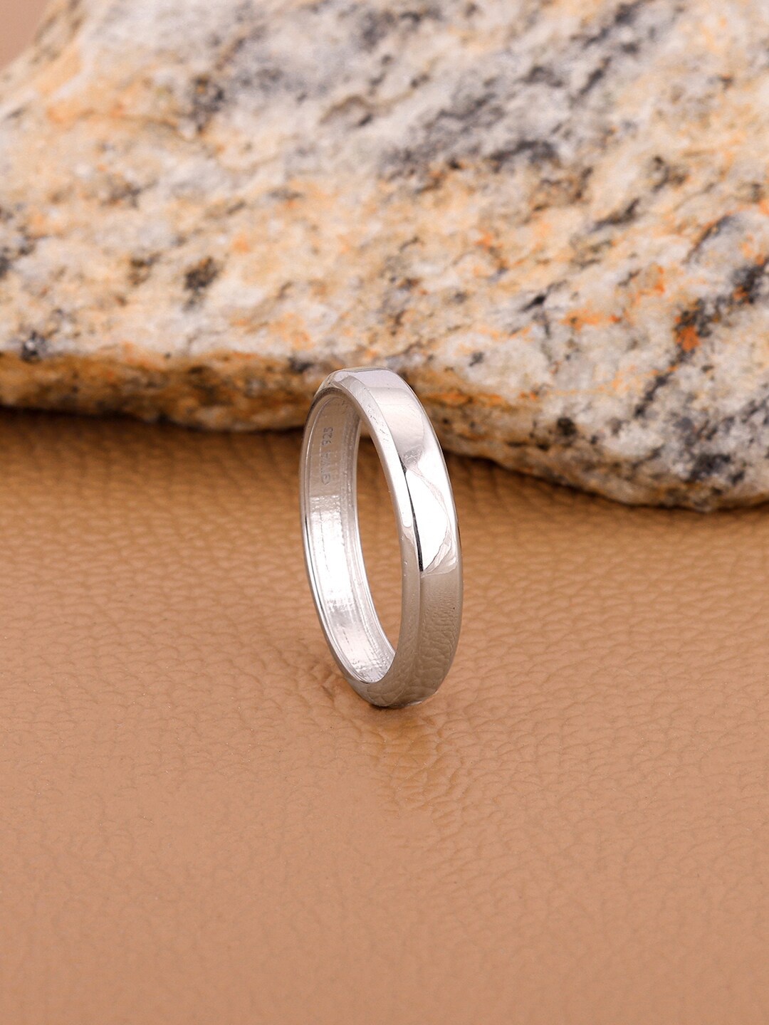 

GIVA Men Rhodium-Plated 925 Sterling Silver Prestige Adjustable Finger Ring