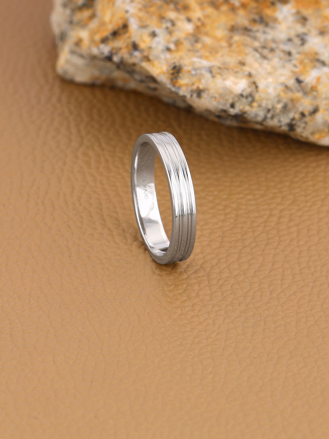 

GIVA Rhodium-Plated 925 Sterling Silver Finger Ring