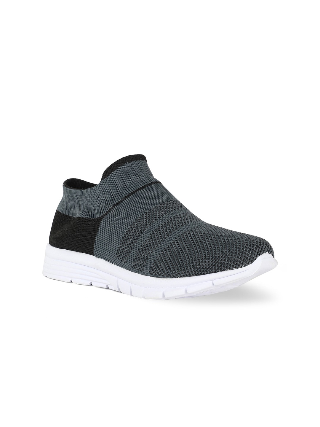 

Khadims Women Textured Slip-On Sneakers, Grey