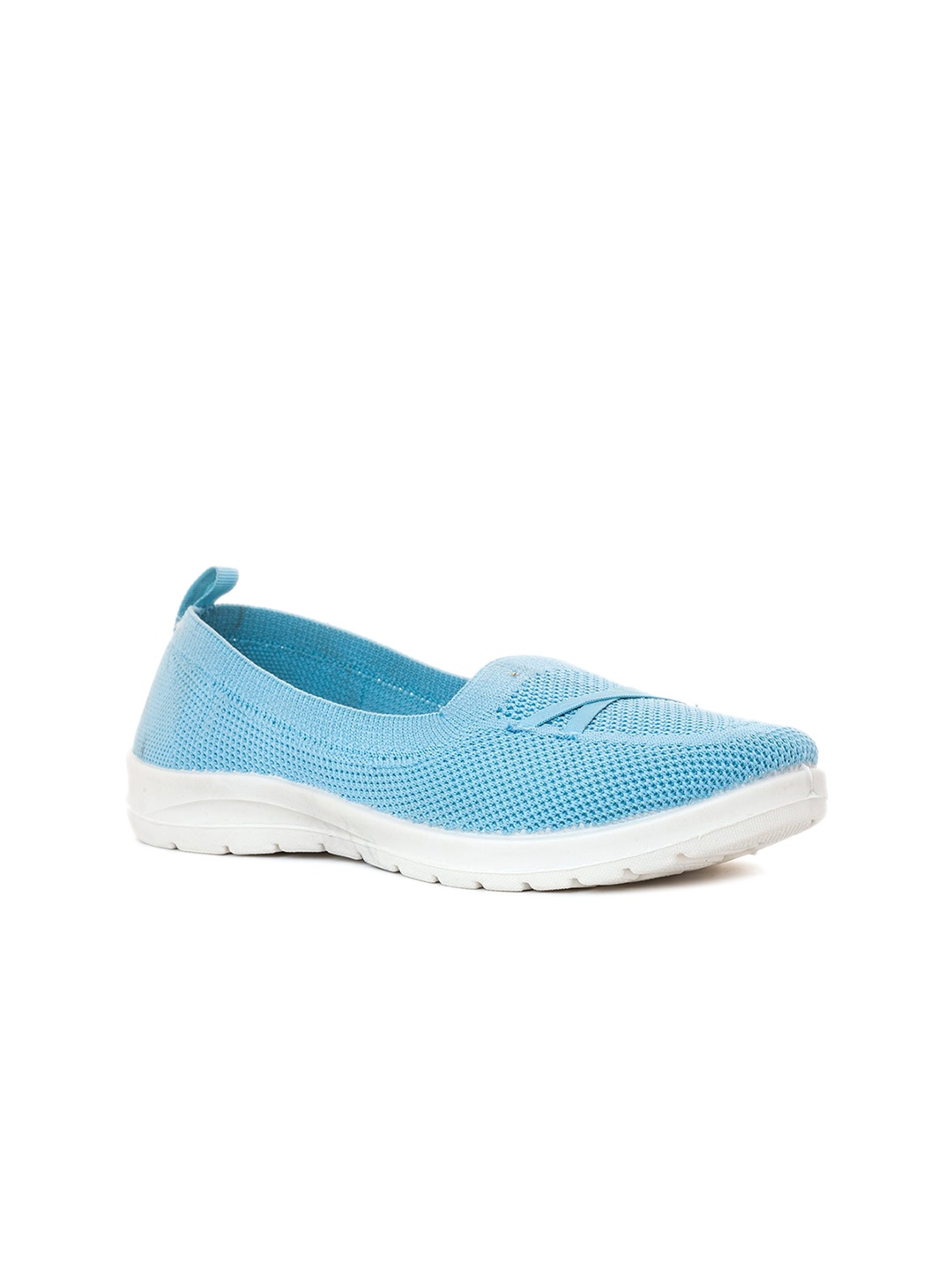 

Khadims Women Textured Slip-On Sneakers, Blue