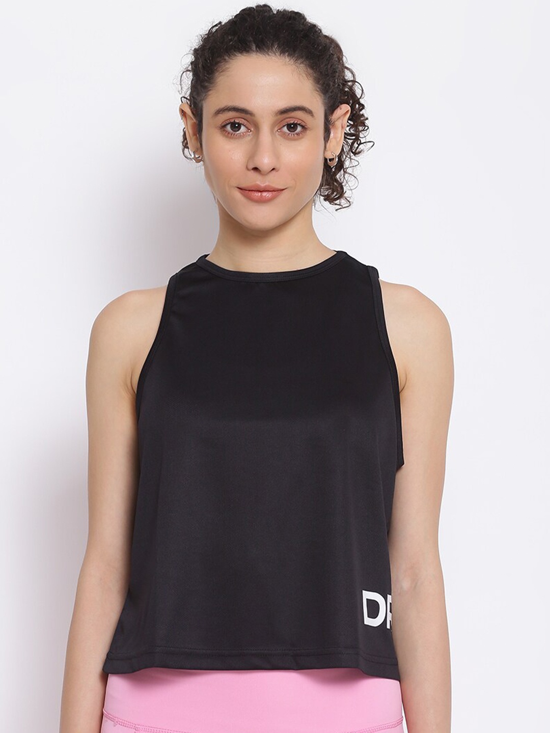 

DRYP EVOLUT Round Neck Rapid-Dry Sports T-shirt, Black