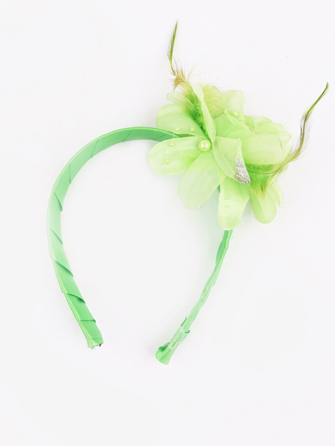 

FIMBUL Girls Flower Embellished Hairband, Green