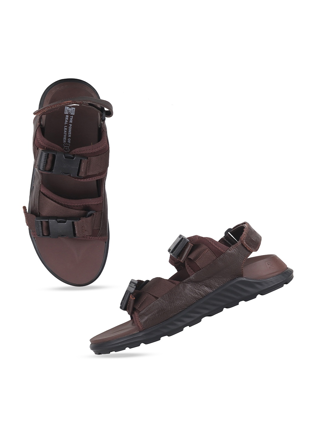 

Red Chief Leather Comfort Sandals, Brown
