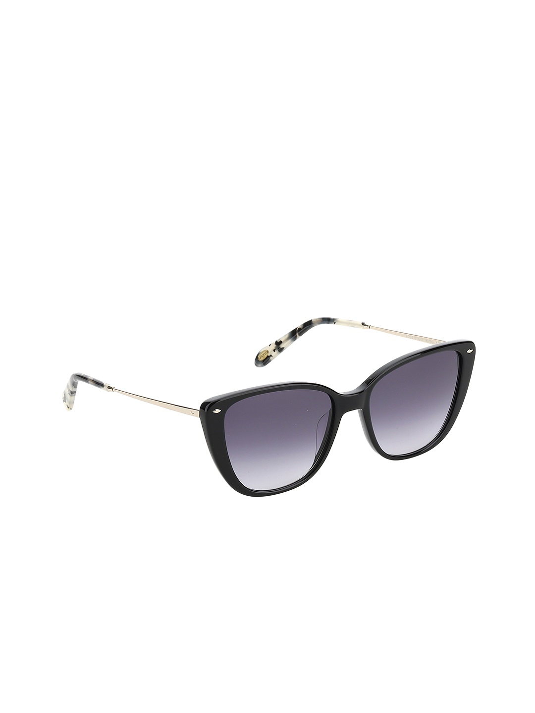 

Fossil Women Rectangle Sunglasses with Polarised Lens 203206807549O, Black