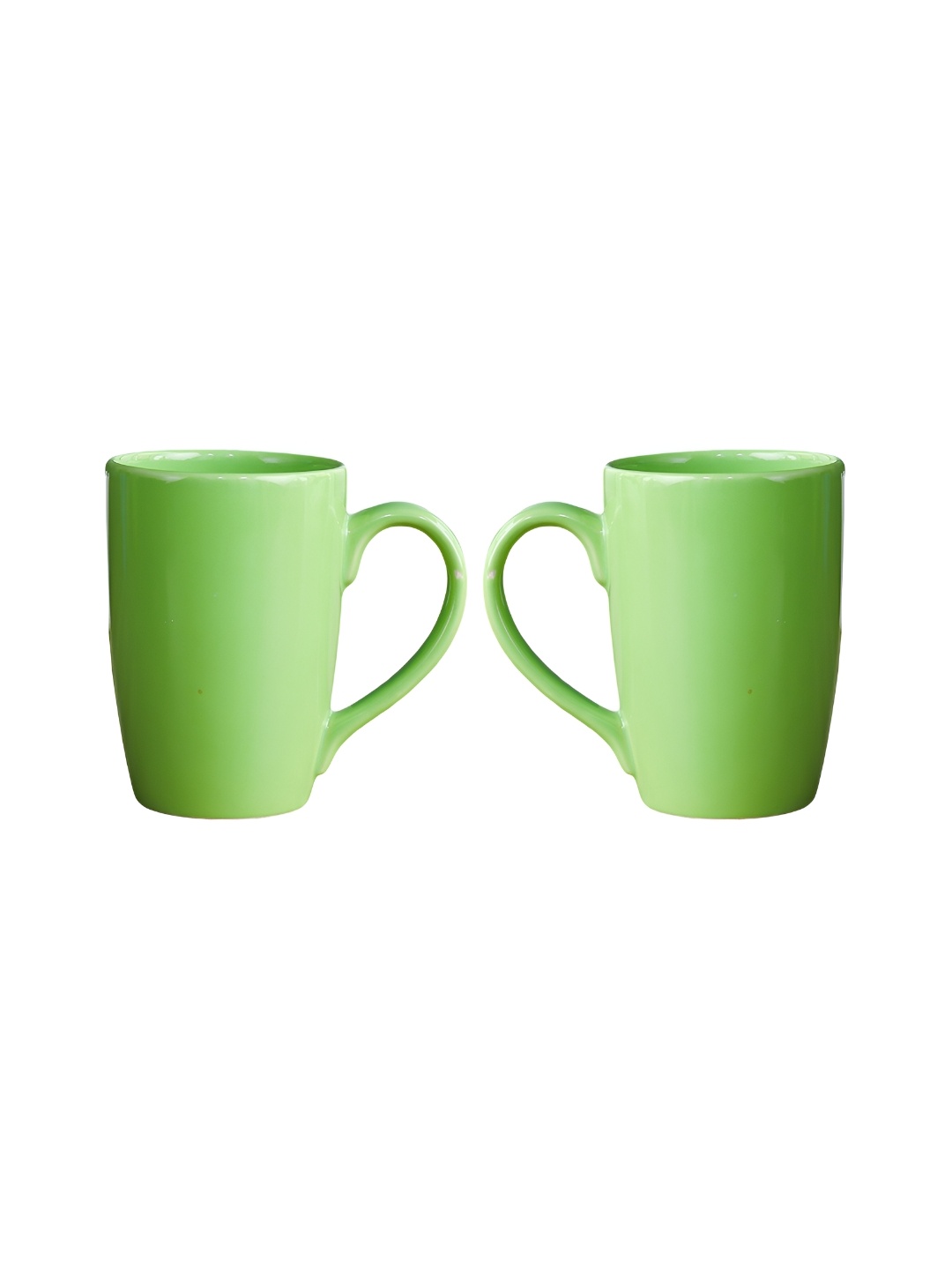 

Femora Green 2 Pieces Ceramic Glossy Mugs 360 ml Each