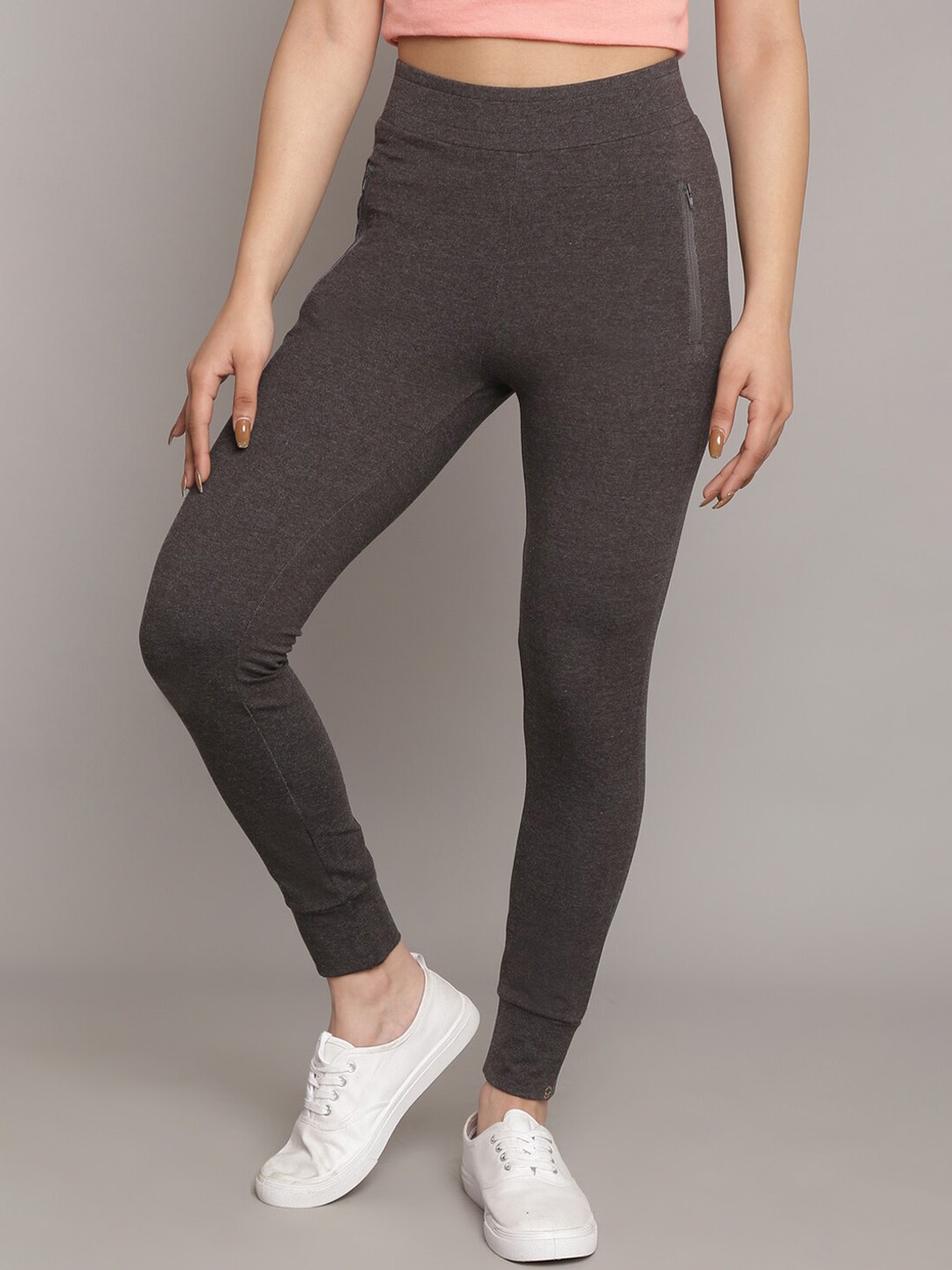 

Biba Women Cropped Cotton Tights, Charcoal