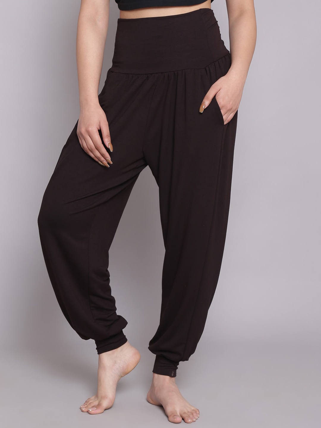 

Biba Women High-Rise Lounge Joggers, Black