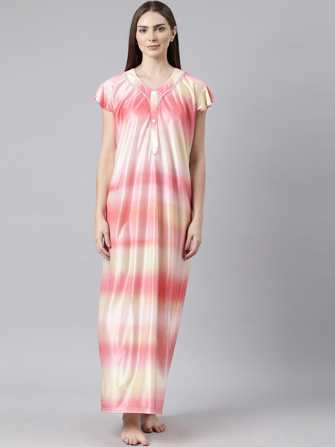 

Bailey sells Abstract Printed Satin Maxi Nightdress, Pink