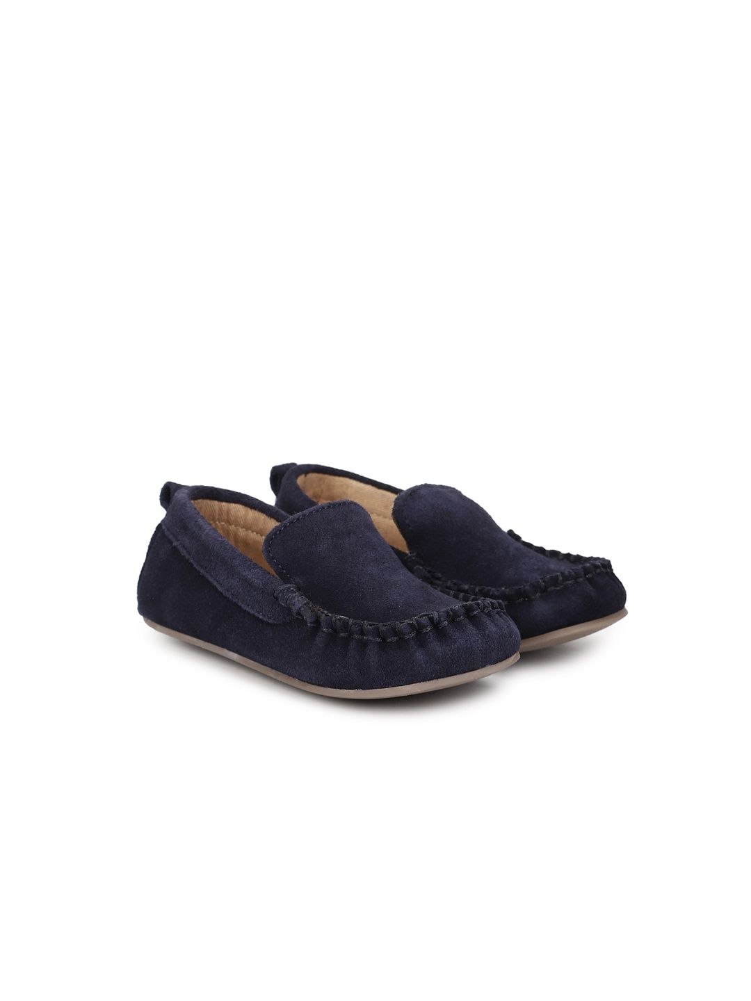 

mothercare Boys Square Toe Loafers, Navy blue