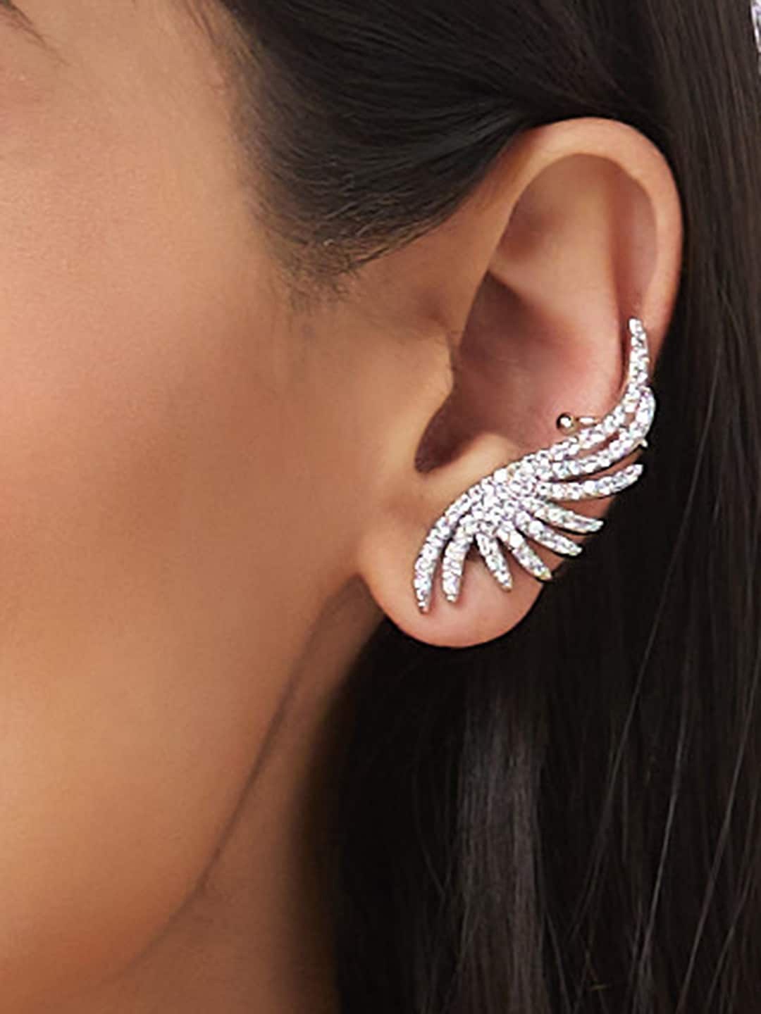 

Globus Silver-Plated Star Shaped Ear Cuff