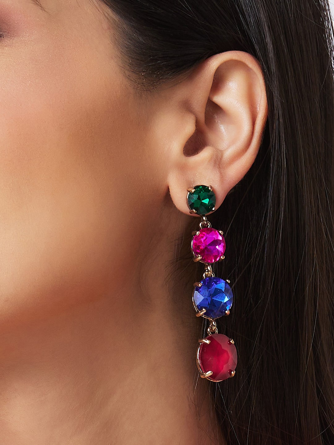 

Globus Rose Gold-Plated Classic Drop Earrings