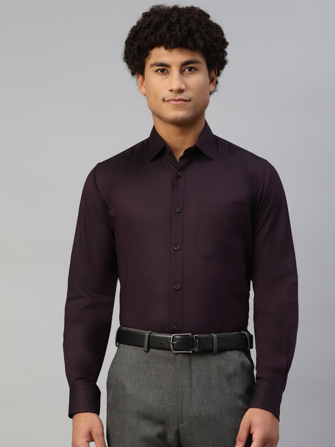 DON VINO Comfort Cotton Formal Shirt, Purple