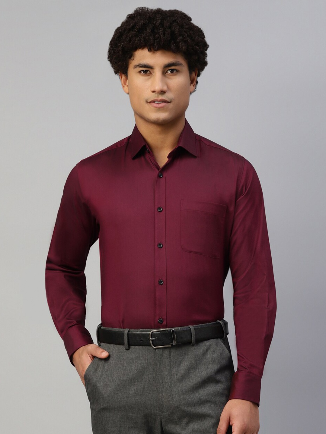 

DON VINO Comfort Cotton Formal Shirt, Maroon