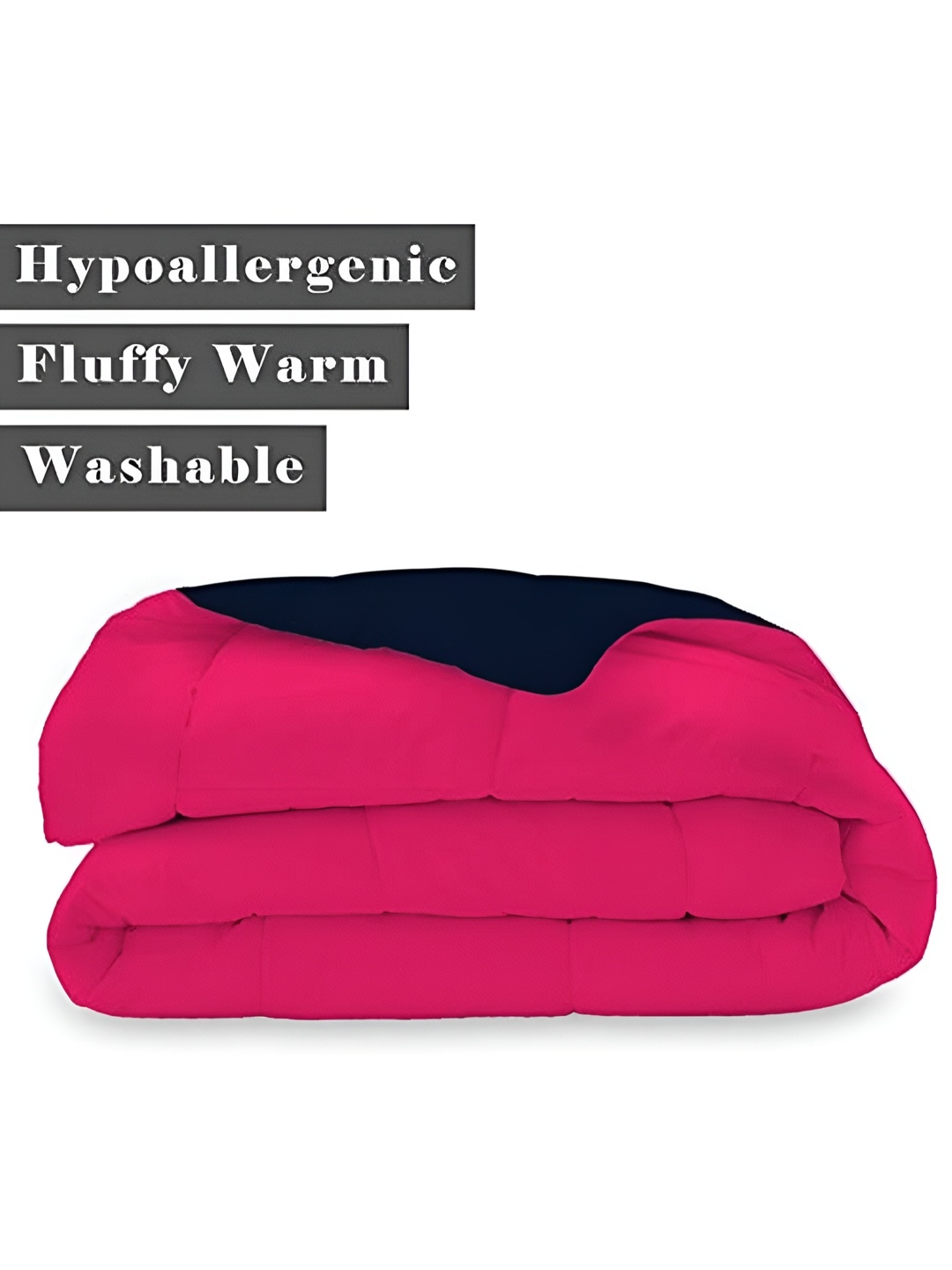

Comfowell Blue & Pink Heavy Winter 233 GSM Double Bed Comforter