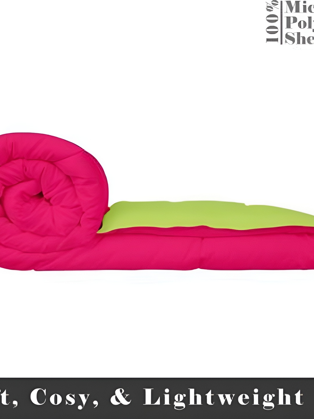 

Comfowell Green & Red Heavy Winter 233 GSM Double Bed Comforter