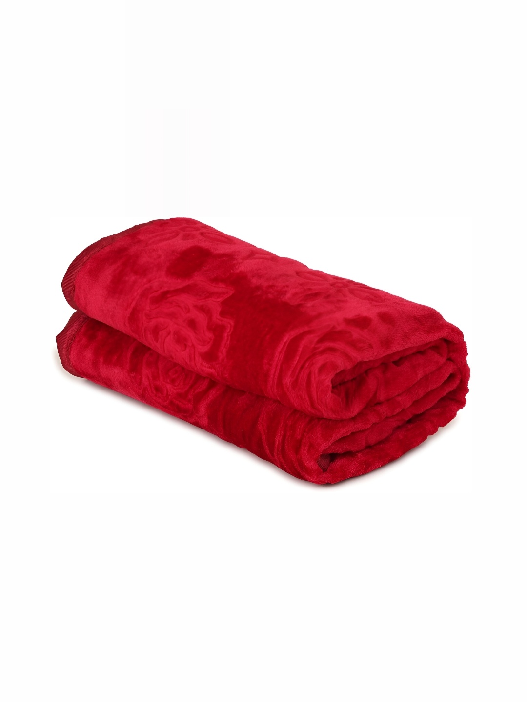 

Comfowell Maroon Floral Heavy Winter 500 GSM Single Bed Blanket
