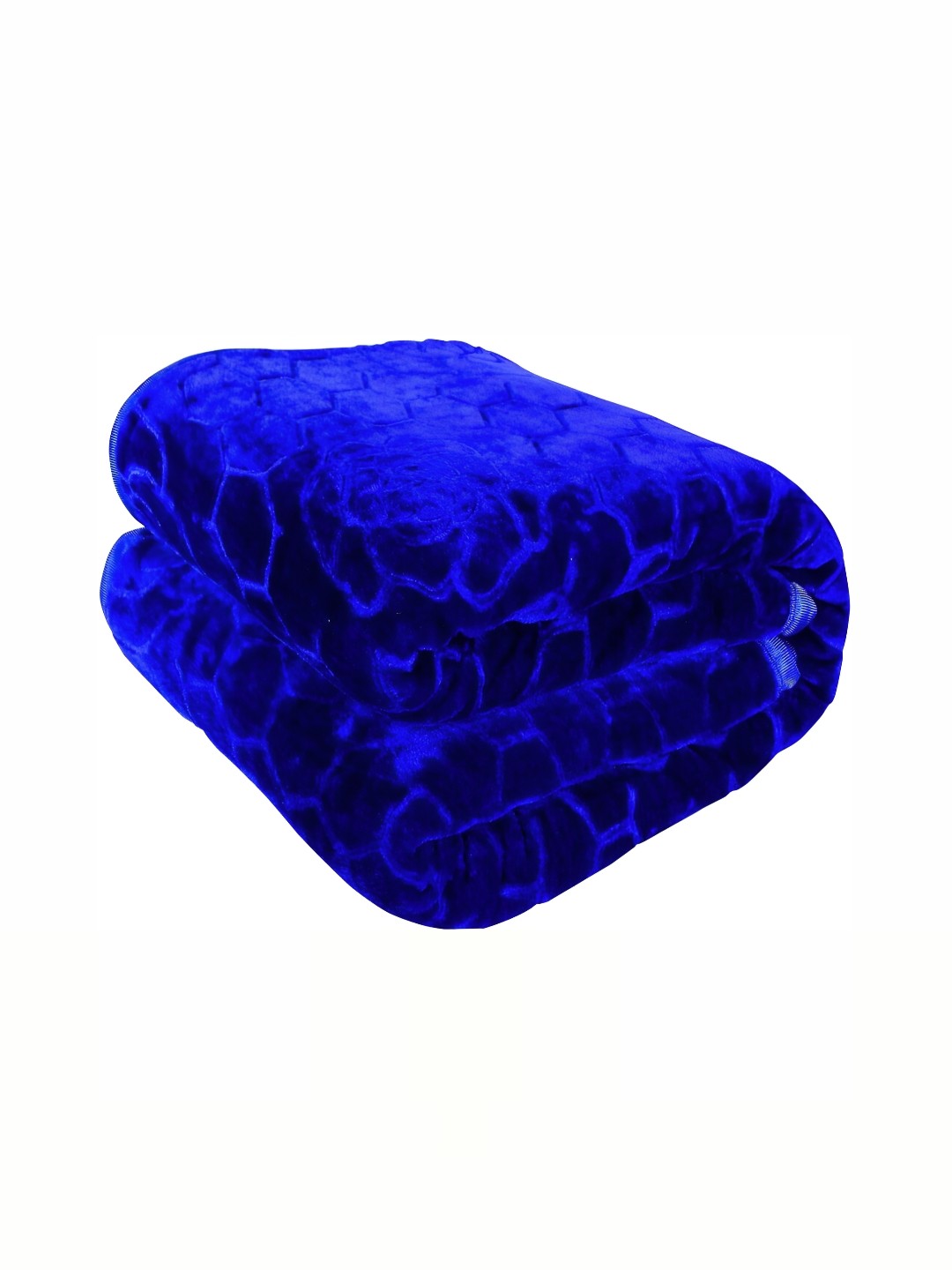 

Comfowell Blue Ethnic Motifs Heavy Winter 500 GSM Single Bed Blanket