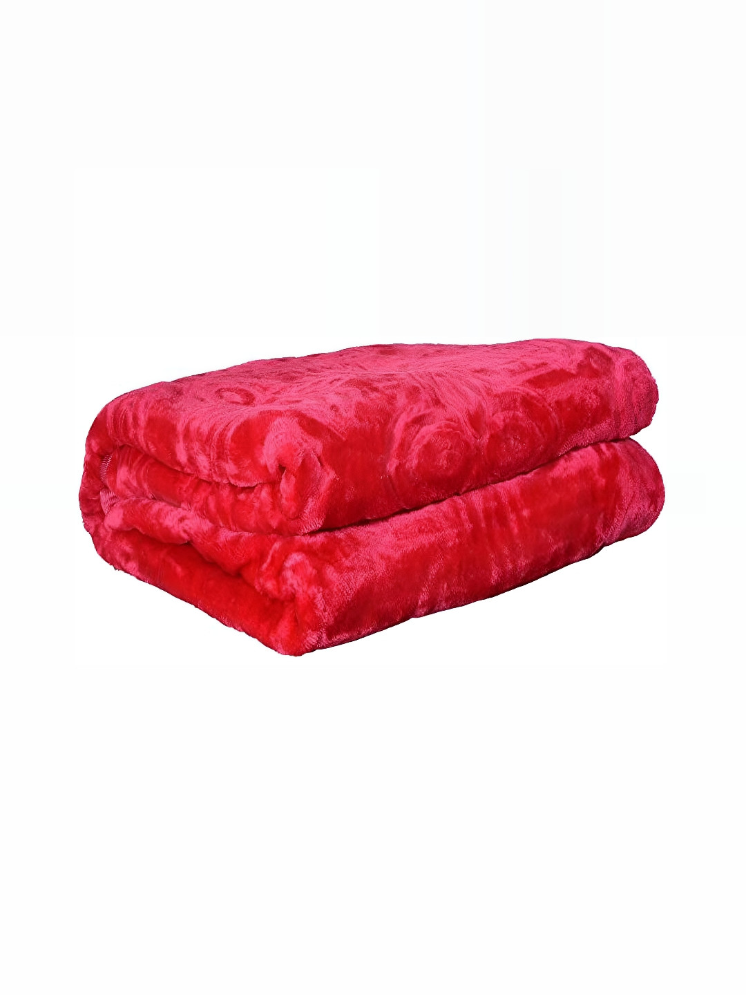 

Comfowell Pink Ethnic Motifs Fur Heavy Winter 350 GSM Bed Blanket
