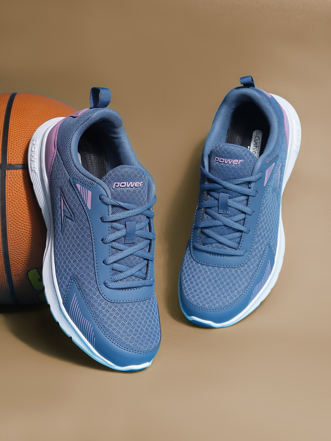 

Power Women Mesh Walking Shoes, Blue