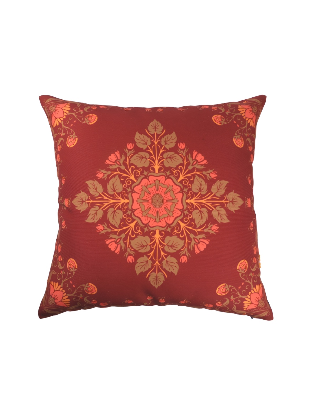 

ANS Rust & Brown 5Pcs Ethnic Motifs Square Cushion Covers