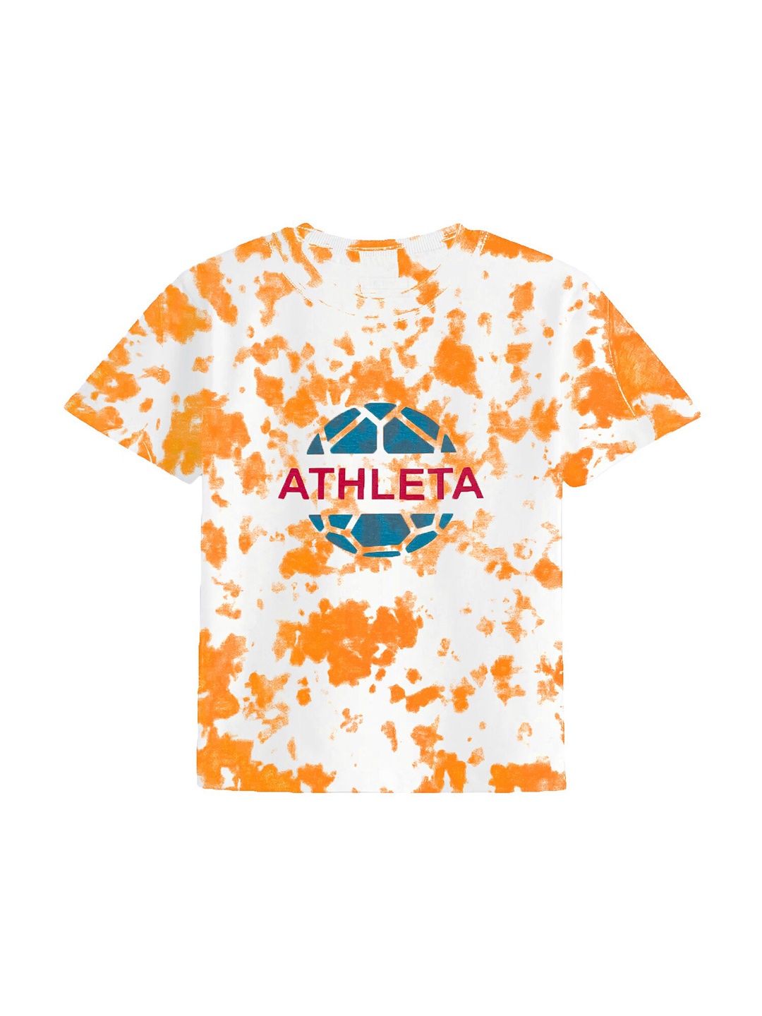 

Peerless Wear Boys Tie & Dye Printed Cotton T-shirt, Orange