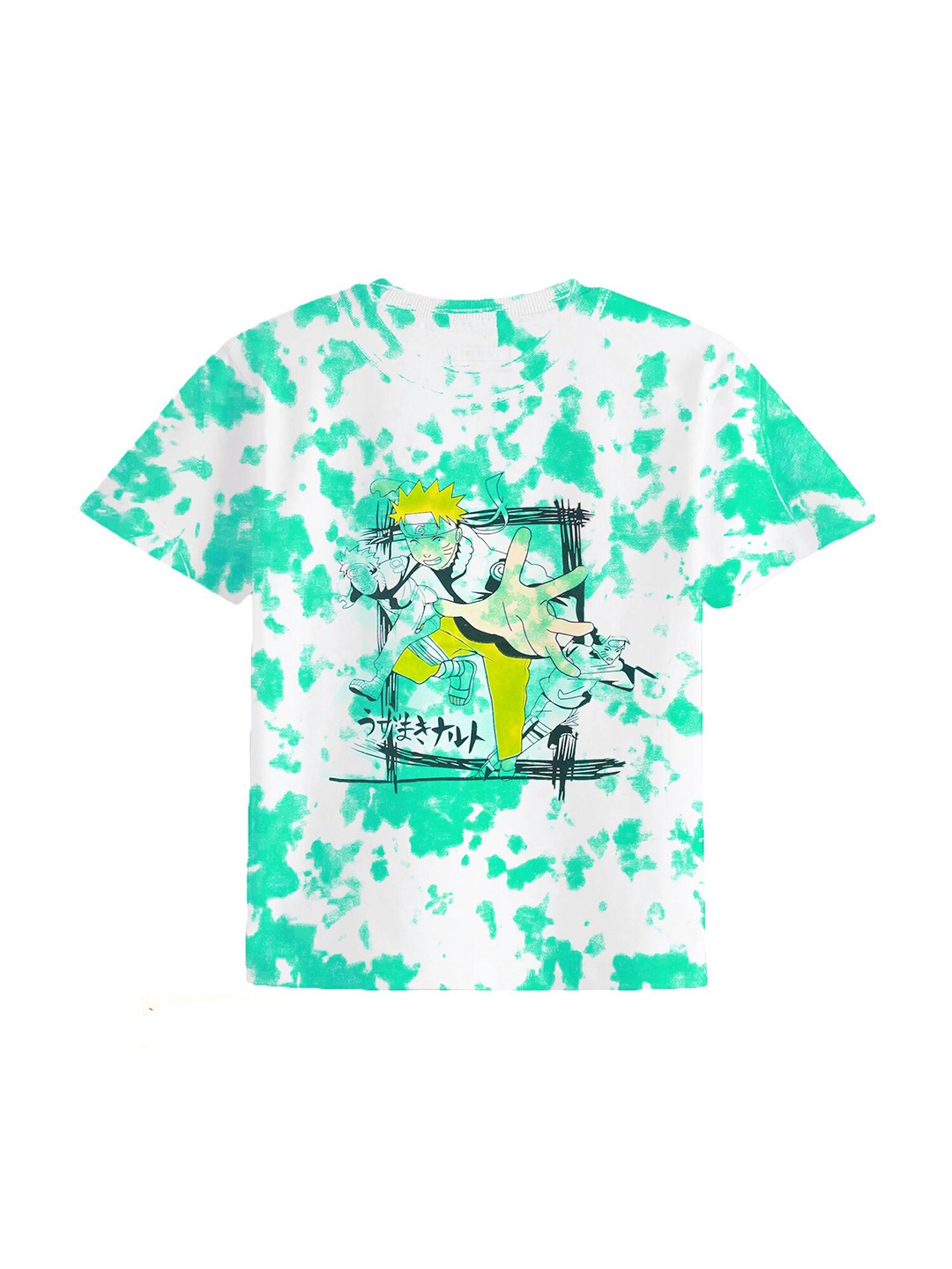 

Peerless Wear Boys Tie & Dye Printed Cotton T-shirt, Turquoise blue