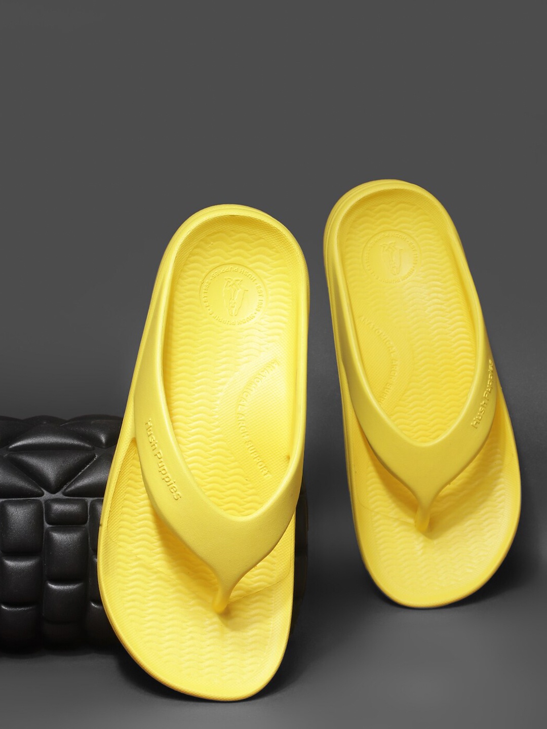 

Hush Puppies Women Rubber Thong Flip-Flops, Yellow