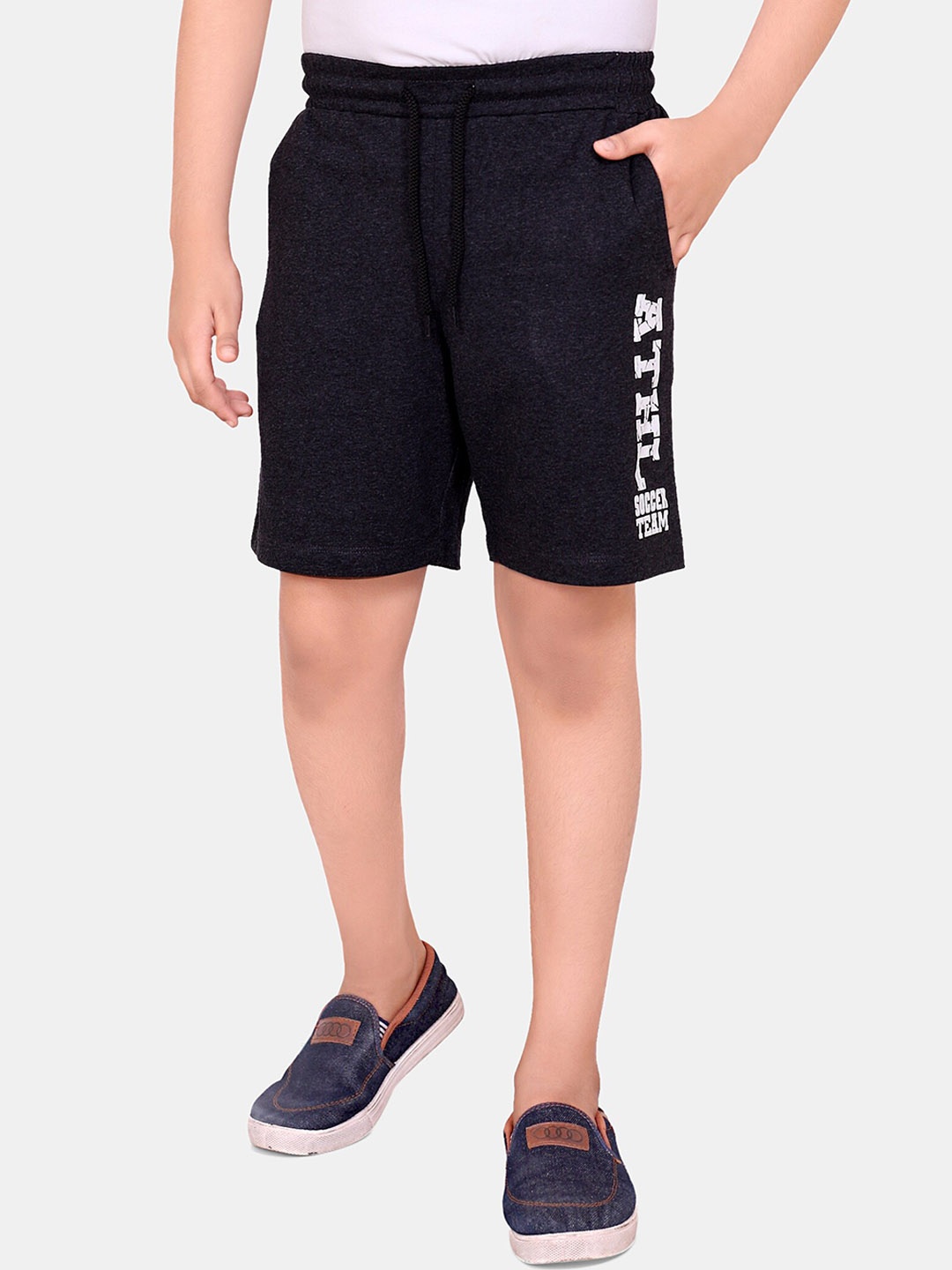 

BAESD Boys Slim Fit Antimicrobial Technology Pure Cotton Shorts, Black