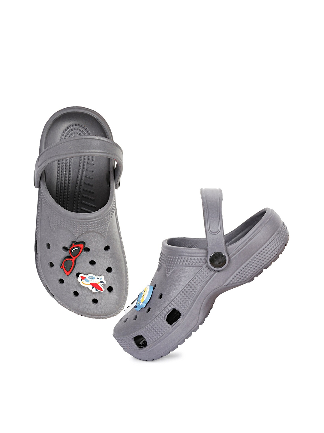 

YK Boys Rubber Clogs, Grey