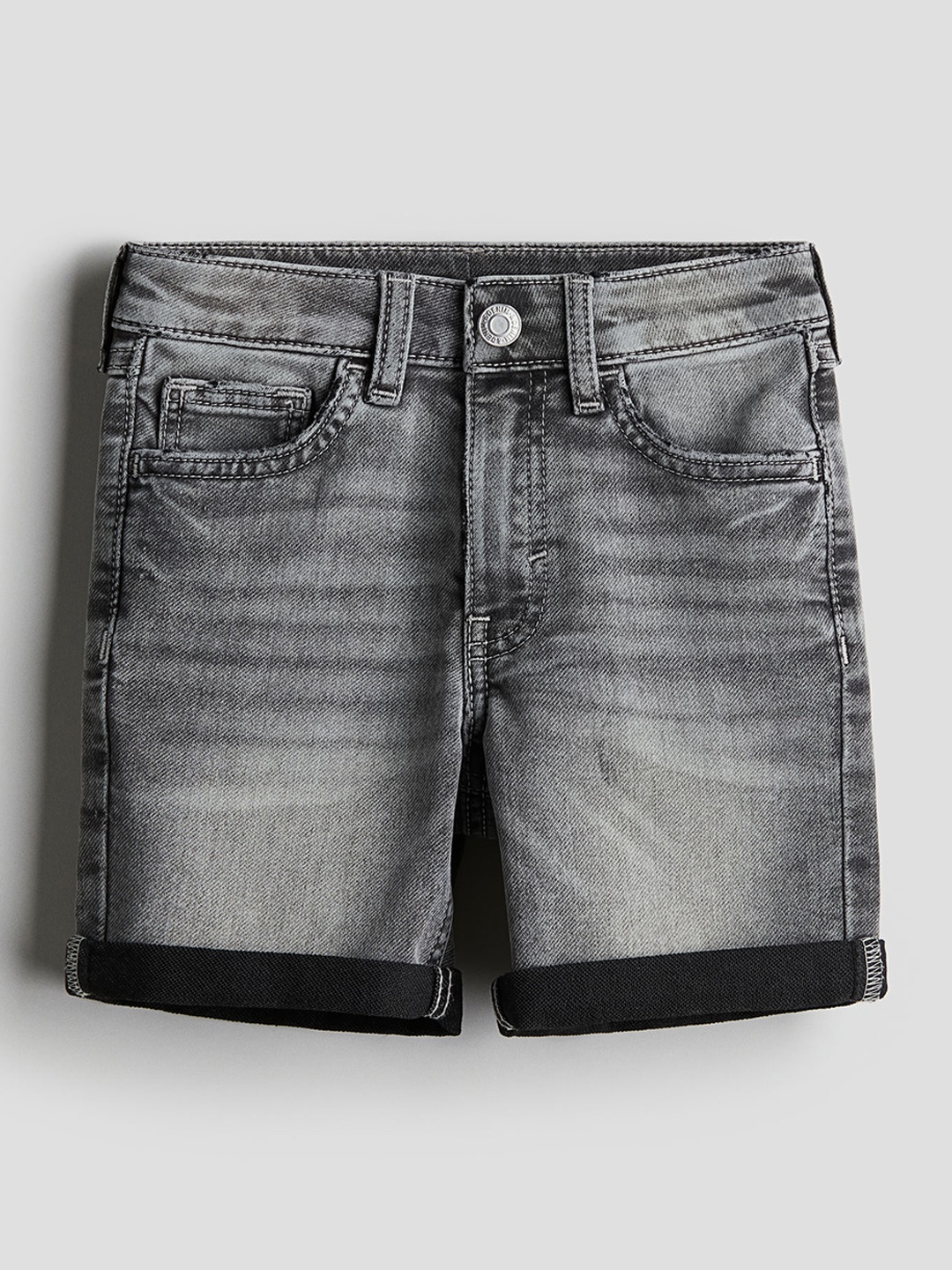 

H&M Boys Denim Shorts, Grey