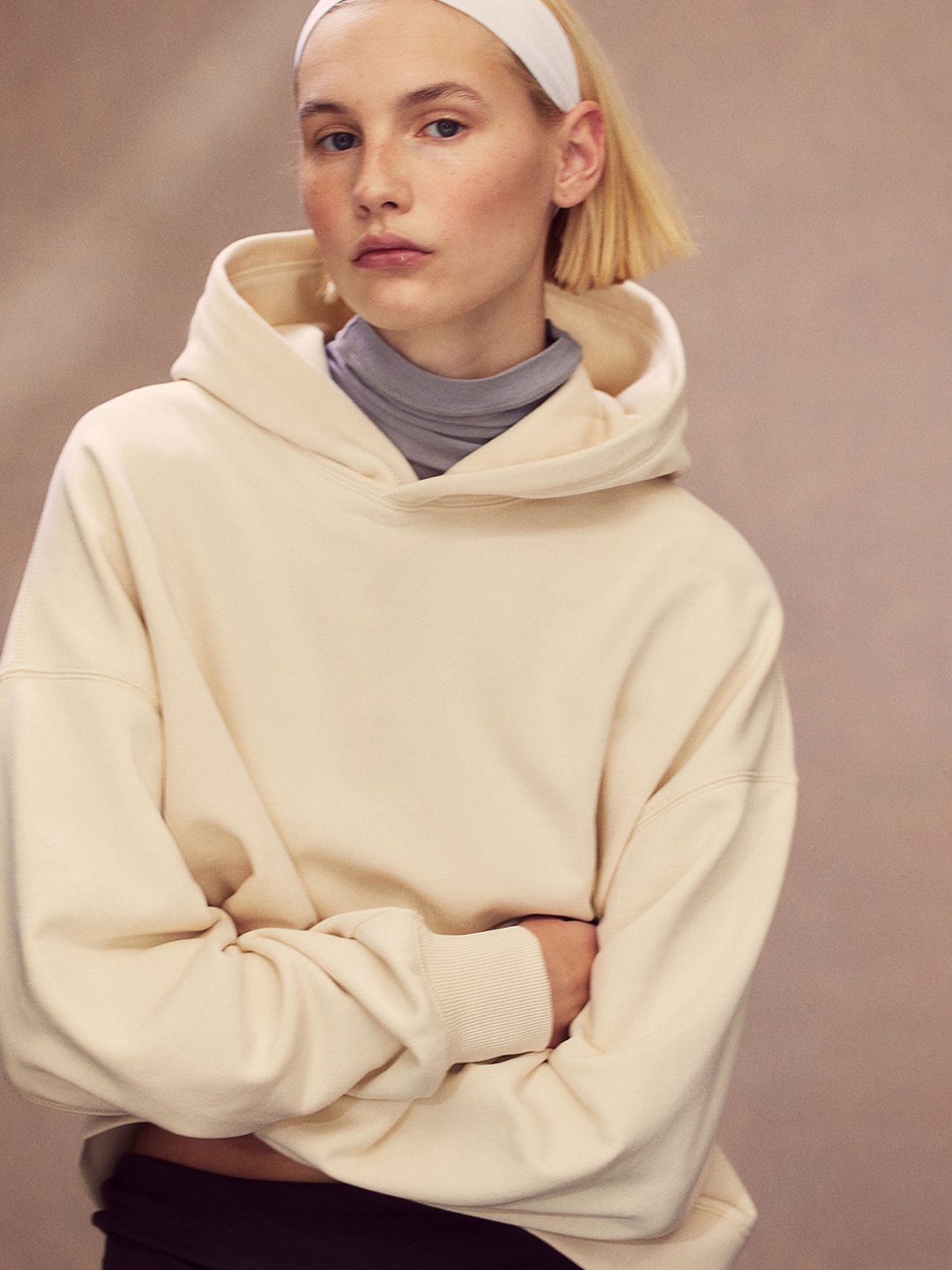 

H&M Oversized Hoodie, Beige