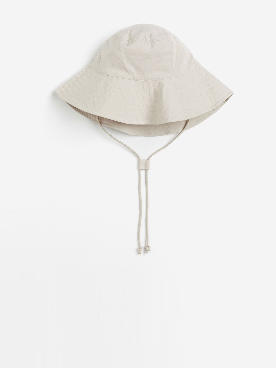

H&M Chin-Strap Bucket Hat, Beige