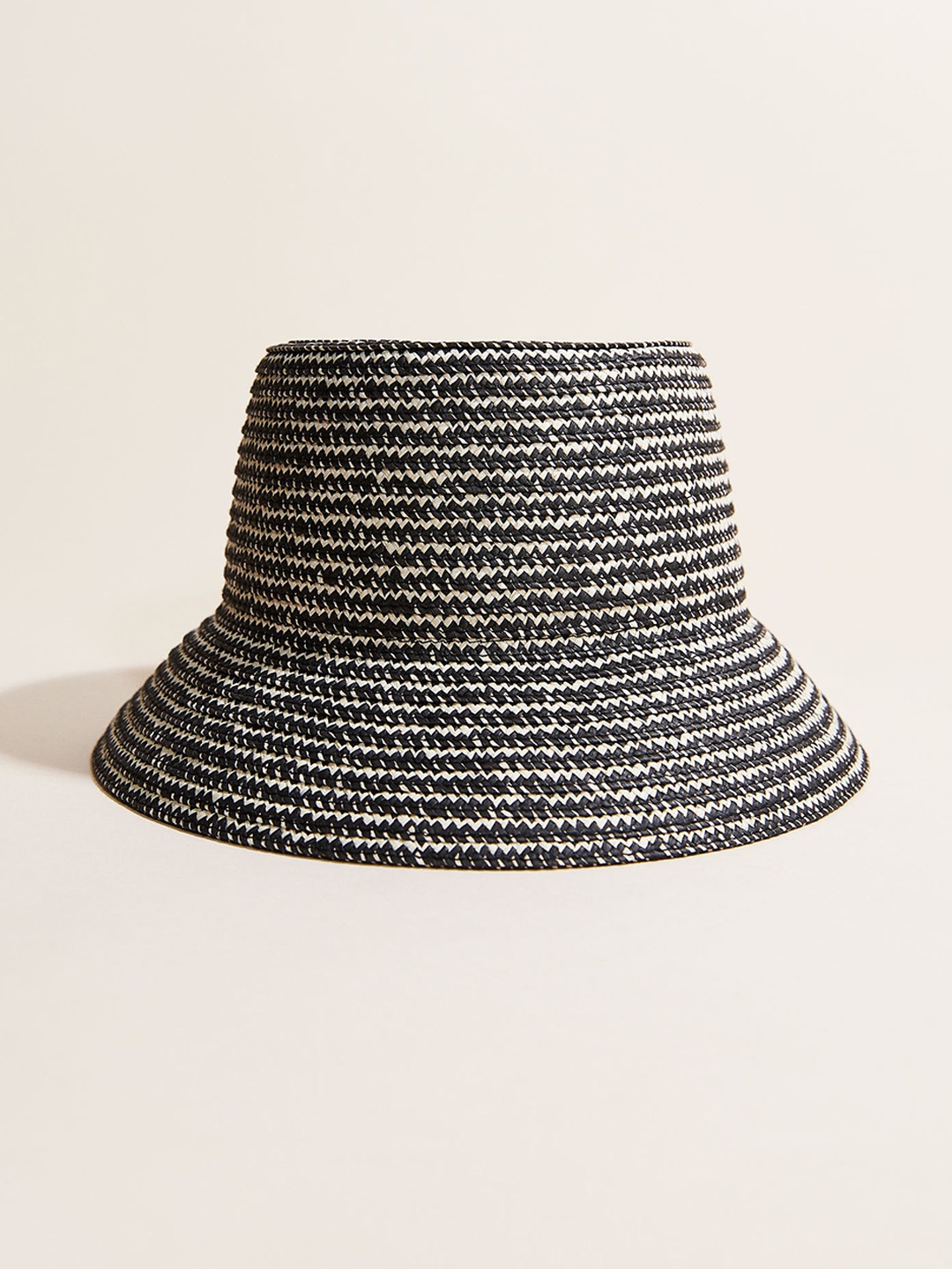 

H&M Straw Bucket Hat, Black