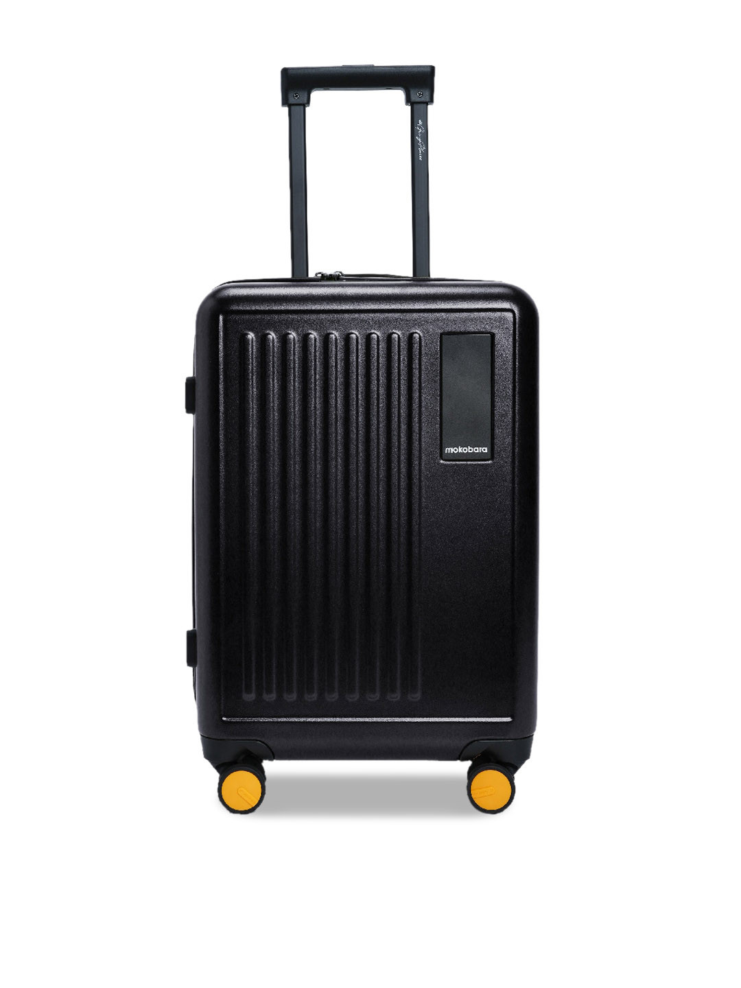 

MOKOBARA The Transit Luggage Hard-Sided Cabin Trolley Bag, Black