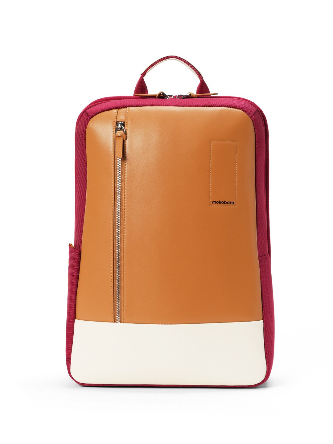 

MOKOBARA Unisex Colourblocked Backpack Up to 15 inch, Brown