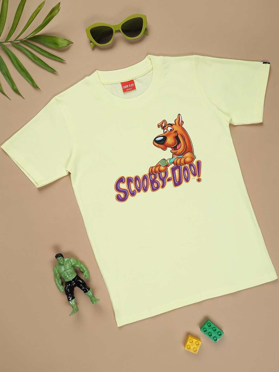 

Gavin Paris Girls Scooby-Doo Printed Bio Finish Pure Cotton T-shirt, Yellow