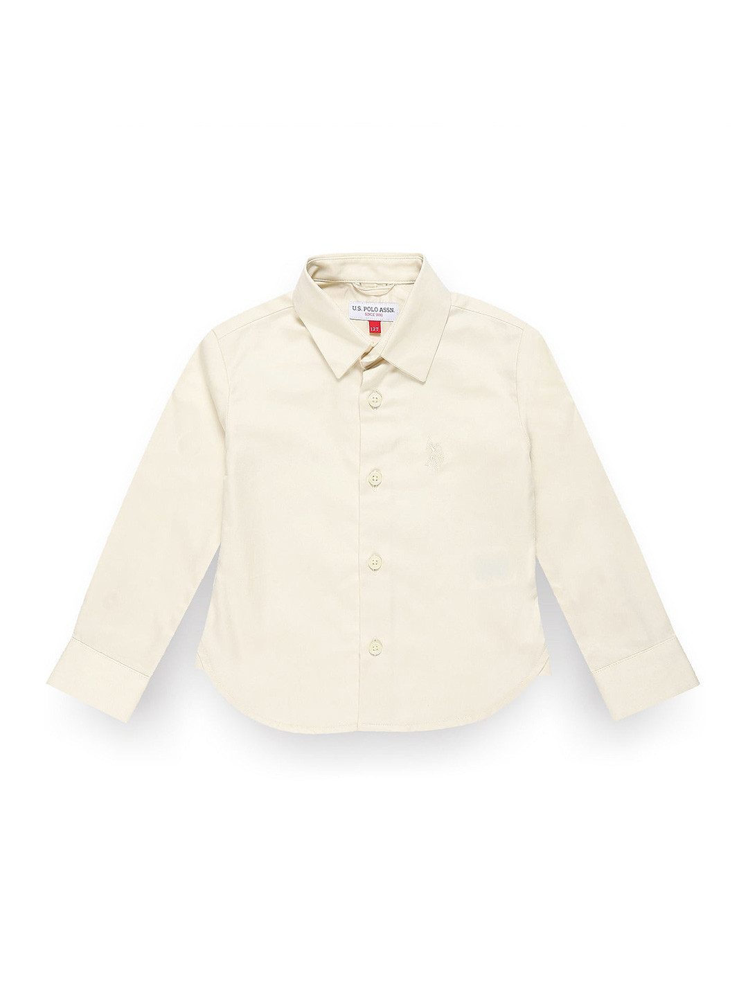 

U.S. Polo Assn. Kids Boys Classic Opaque Pure Cotton Casual Shirt, White