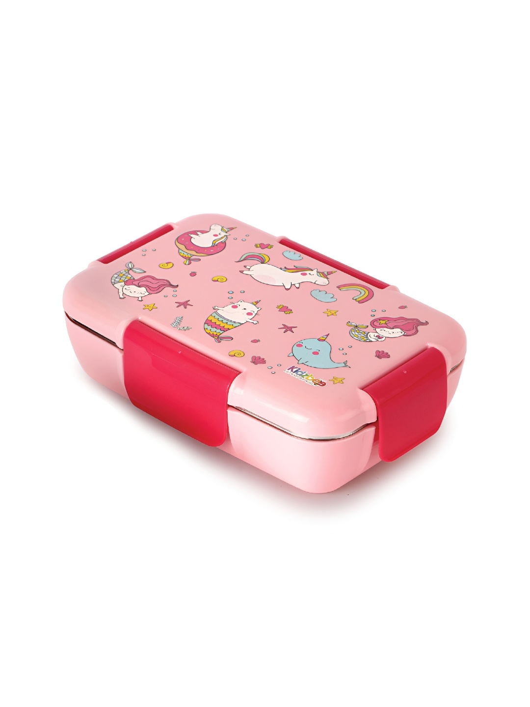 

Cello Kidzbee Magnus Pink Parade 3D Touch & Feel Designs Inner steel Lunch Box 700ml