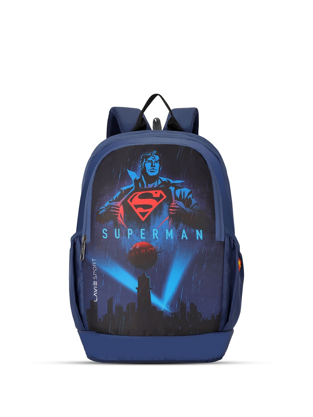 

LAVIE SPORT Unisex Superman Printed Laptop Backpack, Blue
