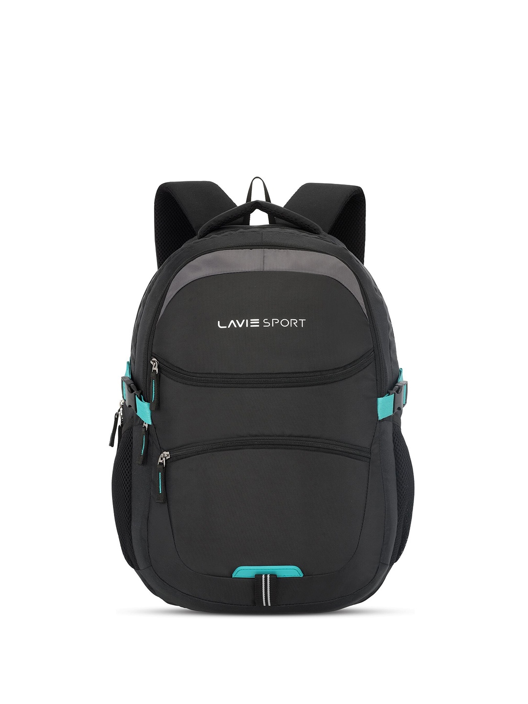 

LAVIE SPORT Unisex Laptop Backpack With Rain Cover, Black